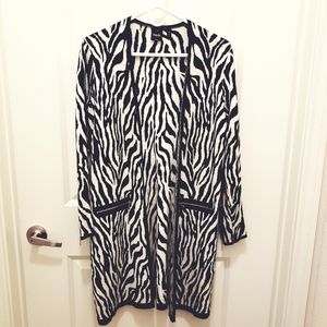 Rafaella zebra print  Cardigan